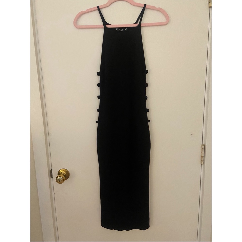 Home slice midi dress, size medium.